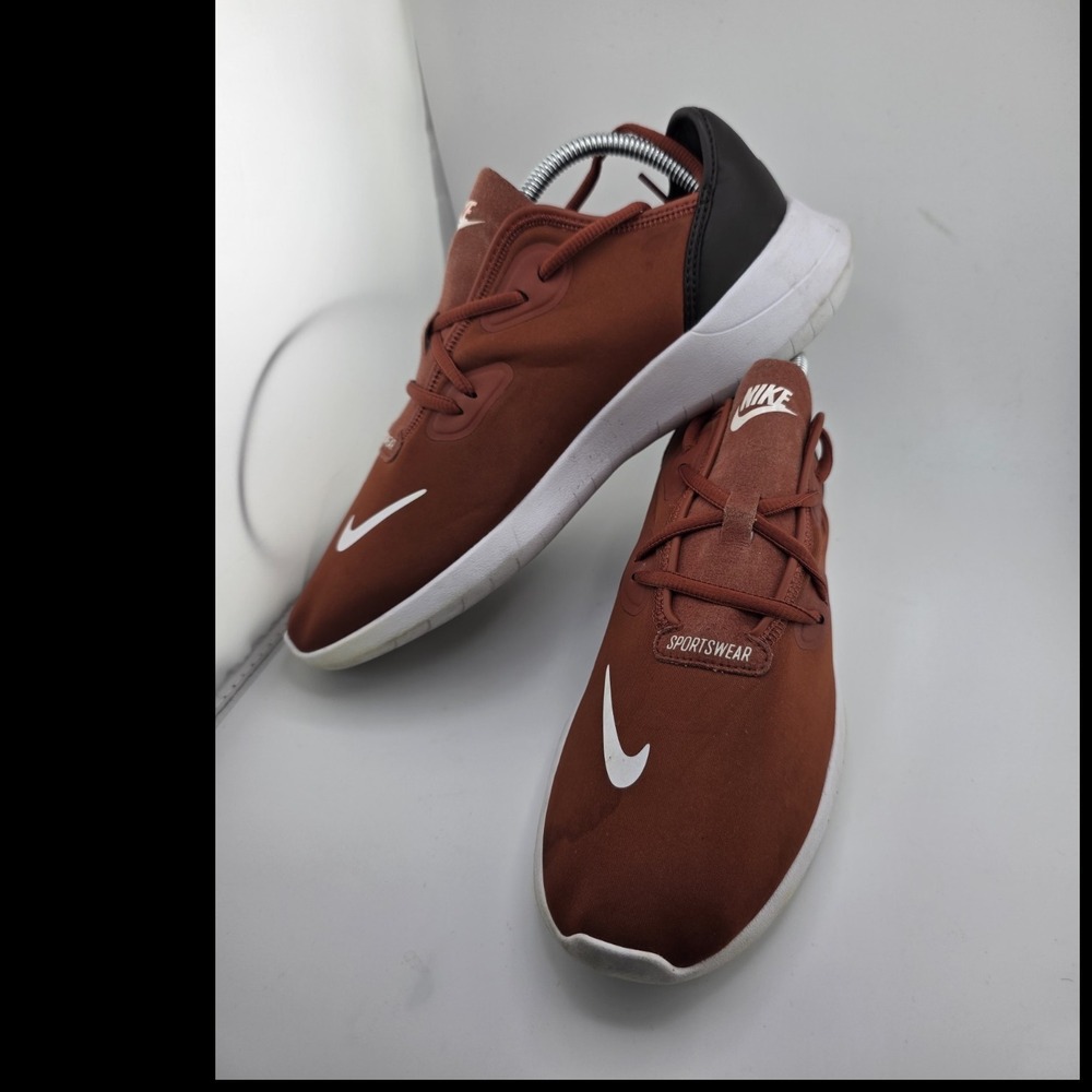 Nike Hakata Running Shoes 7Y Mars Stone Velvet Brown White Womens 8.5